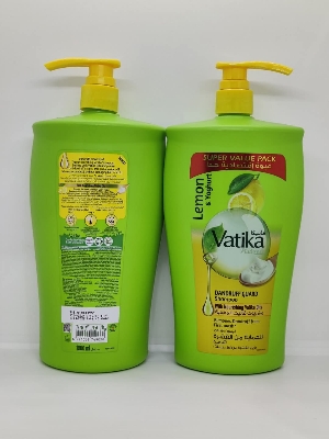 Picture of Vatika Lemon and Yoghurt Dandruff Guard Shampoo 1000ml - Multicolor