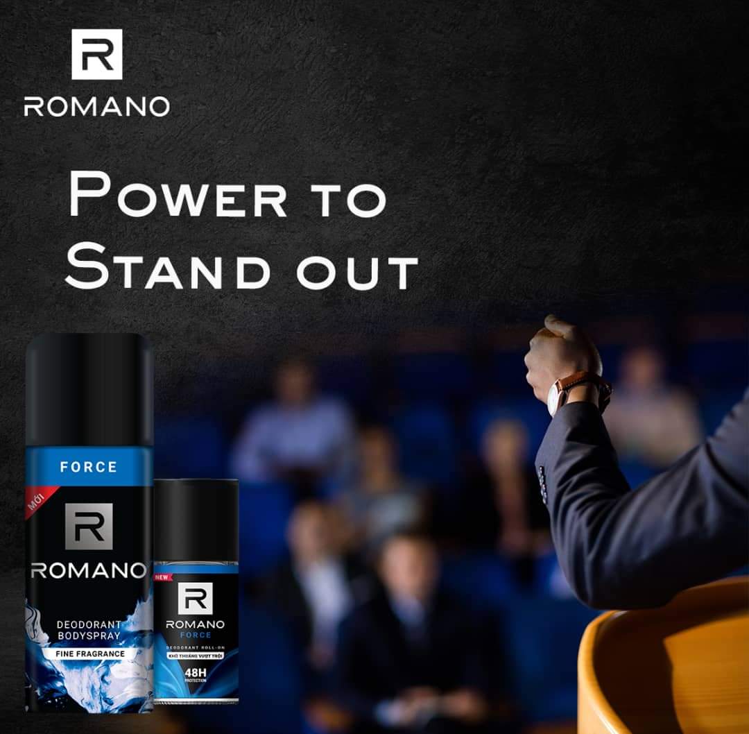 Picture of Romano Force Ultra Dry 48H Deodorant Roll-On, For Men, 50ml - Multicolor