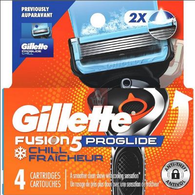 Picture of Gillette Fusion 5 Proglide Chill Fraicheur 4 Blade Refills