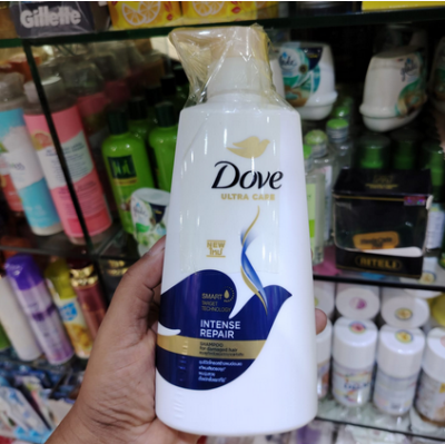Picture of Dove Ultra Care Intense Repair Shampoo for Damaged Hair-410ml (Made in Thailand) - White