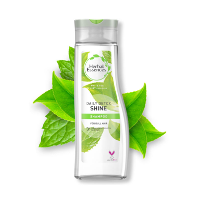 Picture of Herbal Essences Daily Detox Shine Shampoo with White Tea & Mint Essences for Dull Hair - Multicolor