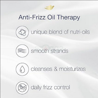 Picture of Dove Ultra Care Nourishing Oil Care Shampoo with Nutri Oild Technology for Dry & Frizzy Hair-680ml - White