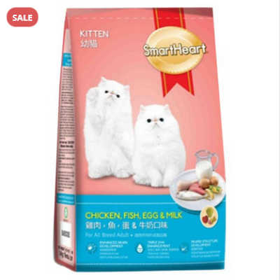 Picture of SmartHeart Kitten Chicken, Fish, Egg & Milk- 1100gm - 1100