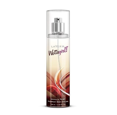 Picture of Layer`r Wottagirl 3pcs Combo Set Amber kiss, Vanila twist, Mystic Island Body Splash For women Long lasting ~135ml - Pink