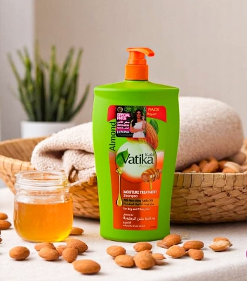 Picture of Vatika Moisture Treatment Shampoo with Almond & Honey 1000ml - Multicolor