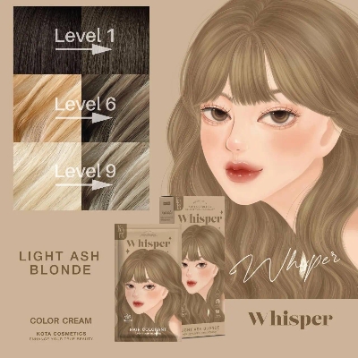 Picture of Kota Color Cream Hair Color (Light Ash Blonde) - Multicolor