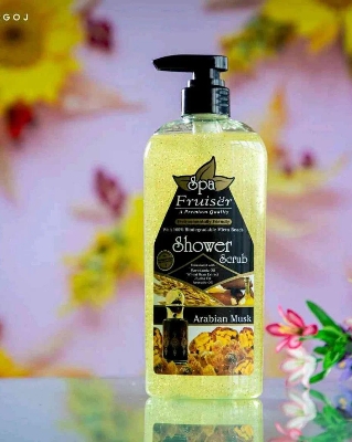 Picture of International Malaysian product Body wash Shower scrub SPA Arabian Musk used for male / female- 730 ml - Floral
