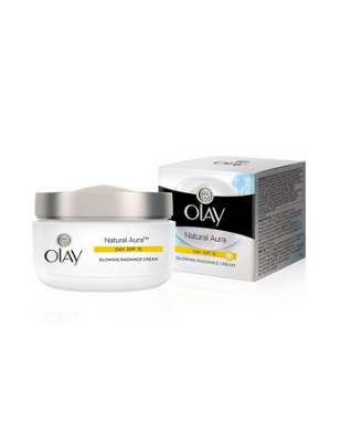 Picture of Olay Natural Aura Day SPF 15 Cream 50gm - Off White