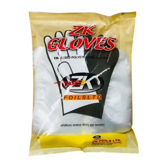 Picture of 200PCS Disposable Gloves Multi-functional Gloves For Kitchen Cooking Household Cleaning Food Plastic Food Prep Safe Gloves - White