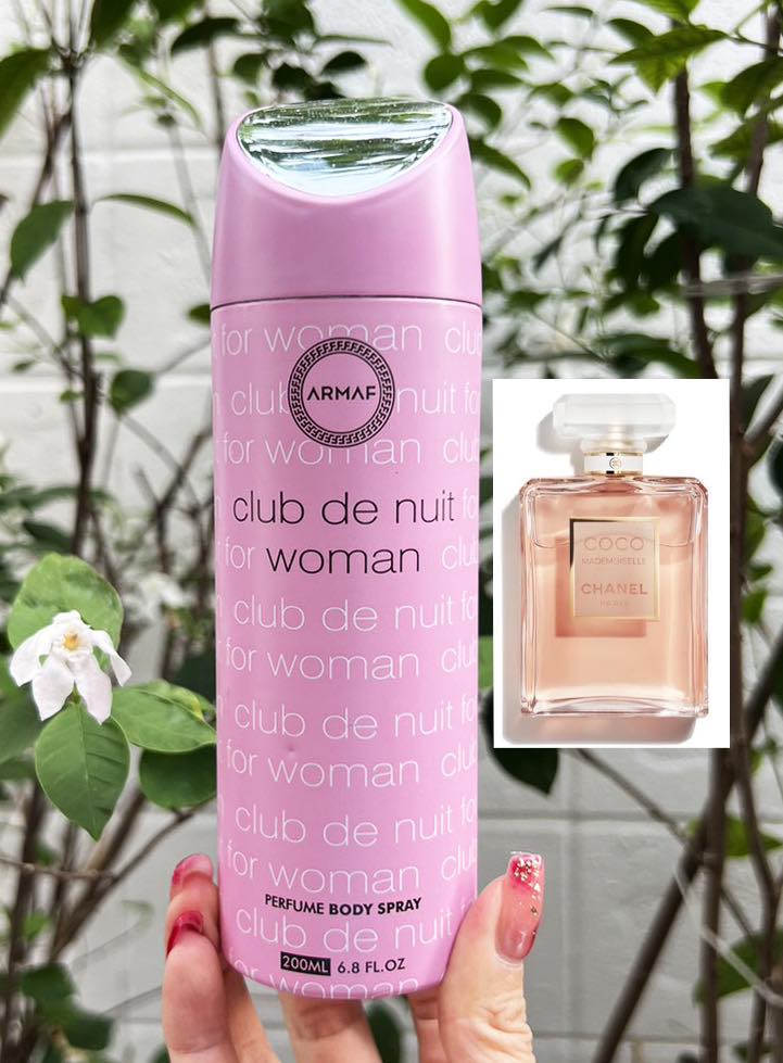 Picture of Armaf Club De Nuit Deodorant Body Spray For Women-200ml - Multicolor