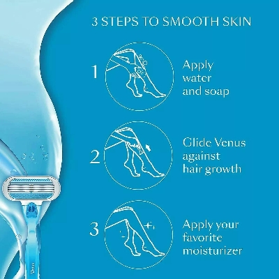 Picture of Venus Hair Removal Razor for Women Aloe Vera - Multicolor