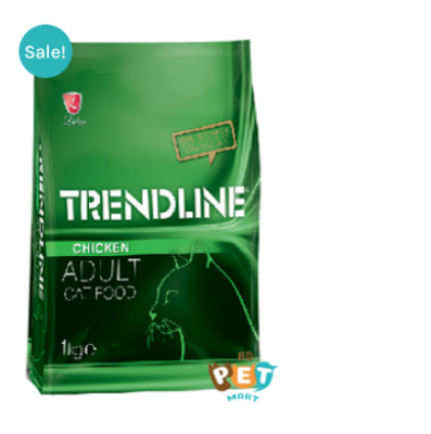 Picture of Trendline Cat Food Adult Chicken 1Kg - White