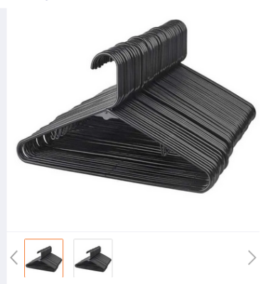 Picture of Plastic Hangers 12-Pieces - Multicolor