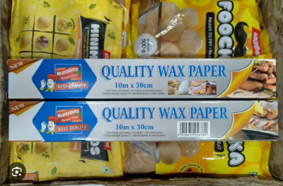 Picture of 2 pack Non Stick Microwave & Oven Proof Baking Parchment Paper (10M X 300Mm) 2 pack - White