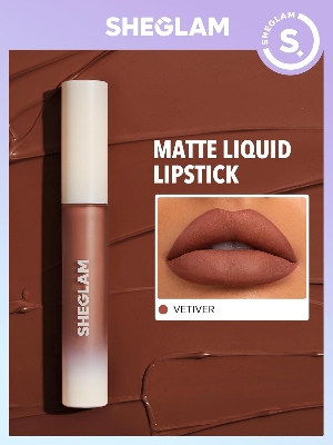 Picture of She Glam Matte Allure Liquid Lipstick (Vetiver)