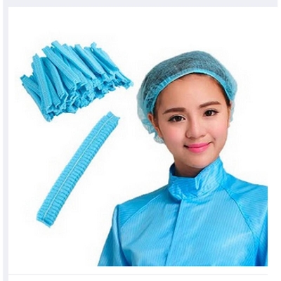 Picture of Cooking Kitchen Multipurpose Head Cover Hair Net 20pcs - Blue