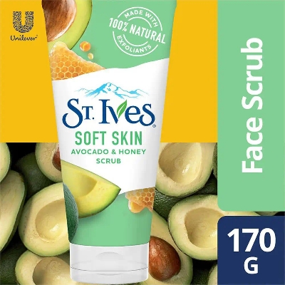 Picture of International USA product ST Ives Soft Skin face scrub - 170 GM - Multicolor