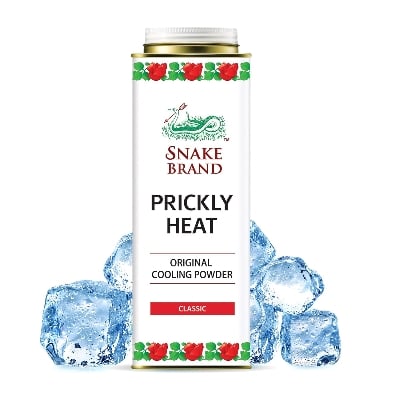 Picture of Snake Brand Prickly Heat Cooling Classic Powder 280gm - White