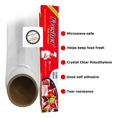 Picture of Fresher Plastic Stretch Standard Cling Wrap - Multicolor