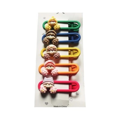 Picture of Cute 5 Cartoon clips for Girls Hair Styles