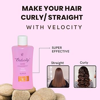 Picture of Velocity Home Permanent for Hair Curling and Straightening - 100 ml - Multicolor