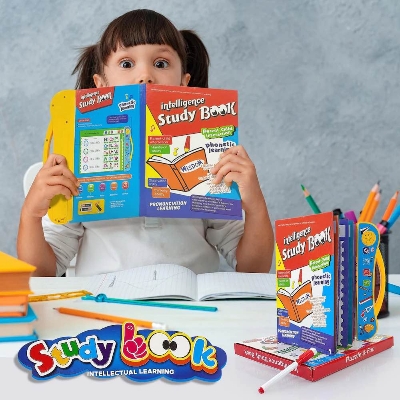 Picture of Rechargeable Intelligence Baby Book Talking and Voice Recording Book for Kids Learn English, Bangla & Arabic with Sound & Fun - Multicolor