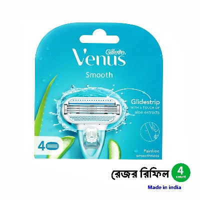 Picture of Gillette Venus Hair Removal Razor Blades (4 pieces) for Women – (Aloe Vera Glidestrip) - Multicolor