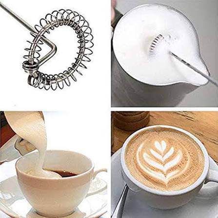 Picture of Rechargeable Portable Electric Egg Beater for Home Baking, Coffee, Cake Mixer, Handheld Cooking Stick, Handheld Type - Multicolor