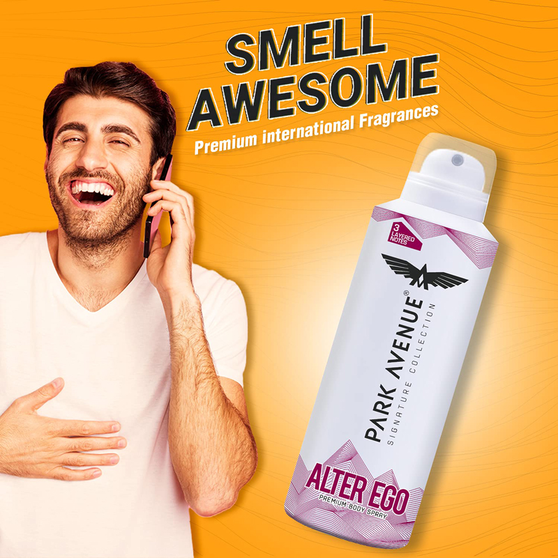 Picture of PARK AVENUE Signature Collection Alter Ego Premium Body Spray - For Men 150ml - Multicolor