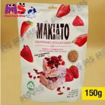 Picture of (pack of 2)-Twinfish MAKIATO Macchiato Strawberry Nougat Crisp 150g (pack of 2)
