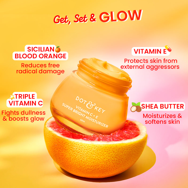 Picture of Dot & Key Vitamin C + E Moisturizer for Glowing Skin 60gm - Fruity