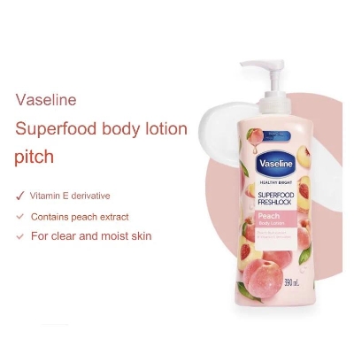 Picture of Vaseline Healthy Bright Superfood Freshlock Peach 320ml - Fruity