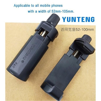 Picture of Yungtang Mobile Phone Holder Mount for camera Stand Tripod Black