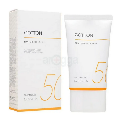 Picture of Missha Cotton Sun All Around Safe Block SPF50+ PA++++ - White
