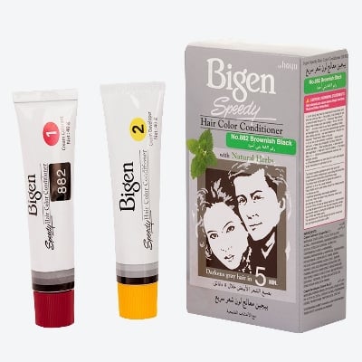 Picture of International Product Japanese Bigen Hair Color 882- Brownish Black - Multicolor