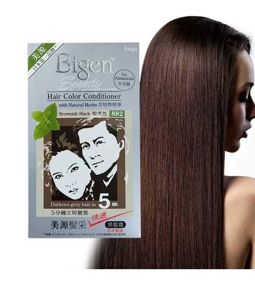 Picture of International Product Japanese Bigen Hair Color 882- Brownish Black - Multicolor