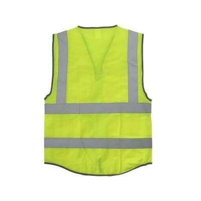 Picture of Car Reflective Clothing for Safety Traffic Safety Vest Visibility High Visibility Outdoor For Running Cycling Sports Vest - Lemon Yellow