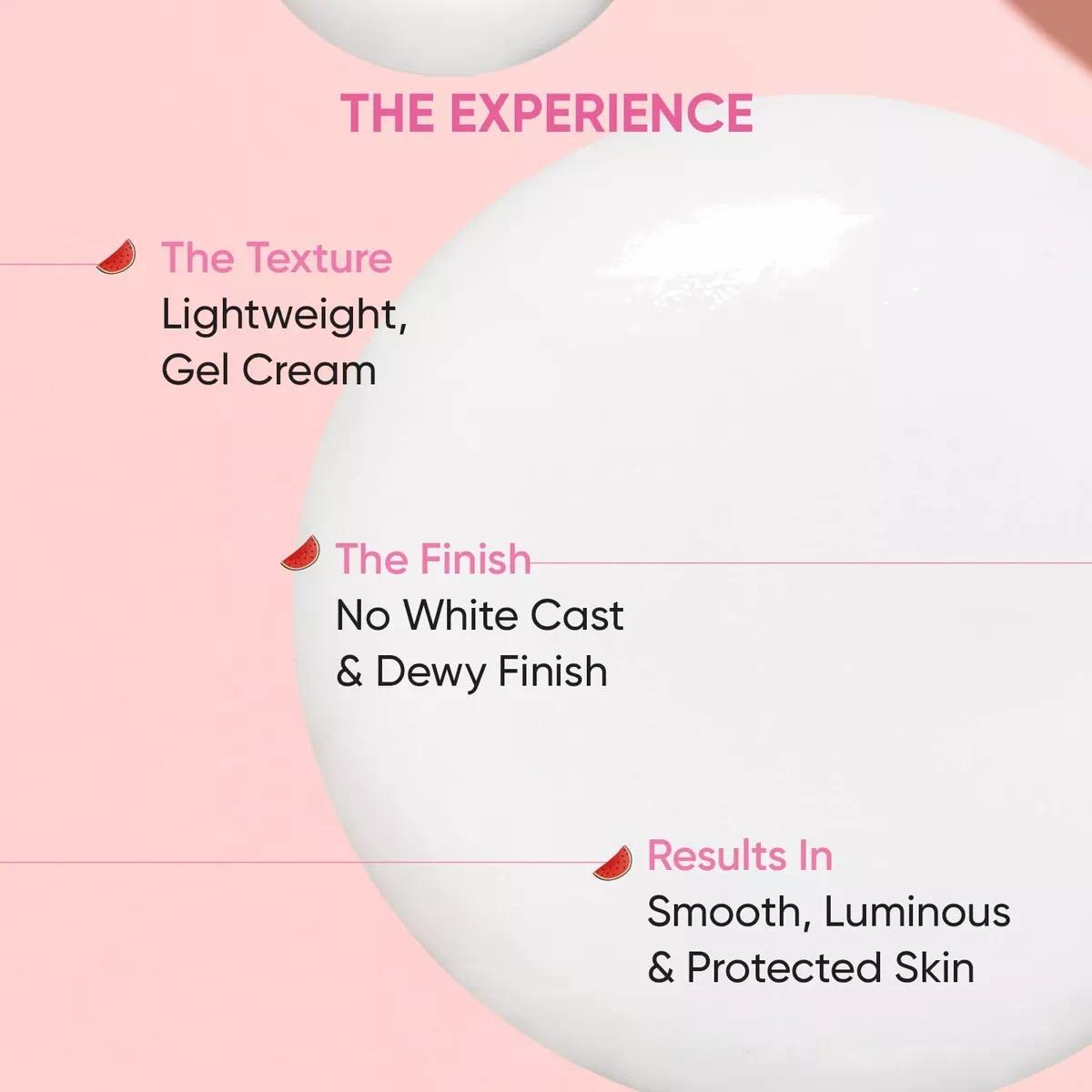 Picture of Dot & Key Watermelon Hyaluronic Cooling Sunscreen SPF 50 PA+++ for Oily, 50g - Multicolor