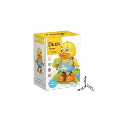 Picture of Electric Musical Dancing  Duck Cartoon with Lights Educational Ducks for Toys Boy Kids