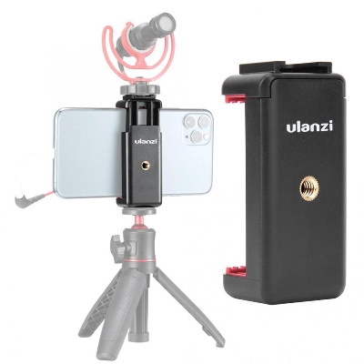 Picture of ULANZI ST07 Phone Tripod Mount with Cold Shoe Mount Black