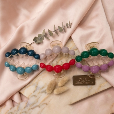 Picture of Super Quality Multicolour stylish Hair Clutcher for girls and women, Kakra, 1pcs