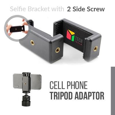 Picture of Monopod Holder Clip for Mobile Camera Black
