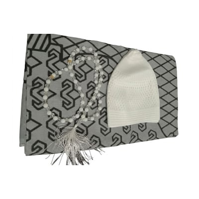 Picture of Prayer Mat ( Jainamaz ) , Tupi , Tosbi Combo Pack For Aji Shopping