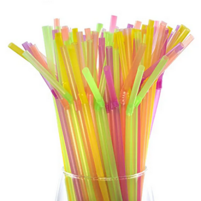 Picture of Best Quality Flexible Straws - 100pcs - Multicolor