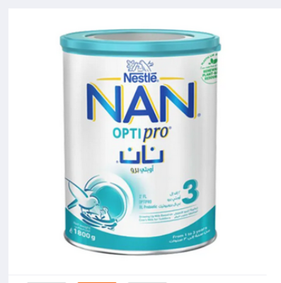 Picture of Nan 3 Optipro Baby Milk Growing up Formula - 800g(Dubai) - 800g