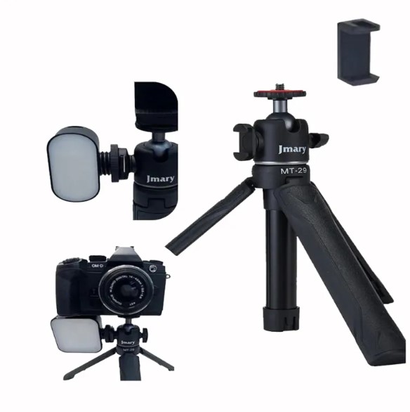 Picture of Jmary MT-29 Portable Vlogging Mini Tripod for Smart phone Black