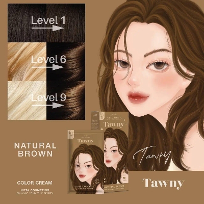 Picture of Kota Color Cream Hair Color (Natural Brown) - Brown