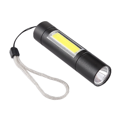 Picture of Rechargeable Flashlight Torch LED USB Portable Torches 3 Modes Mini Camping Lighting - Multicolor