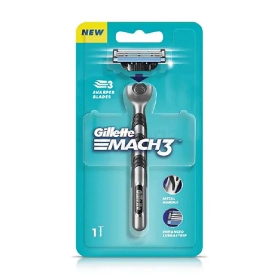 Picture of International Product Mach3 Base Razor with Free Blade - Multicolor