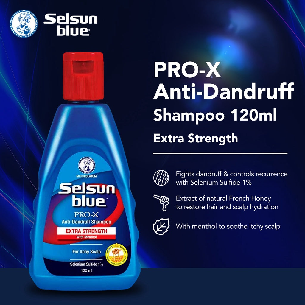 Picture of Selsun Blue Pro-X Extra Strength, Anti Dandruff Shampoo,12Oml - Multicolor